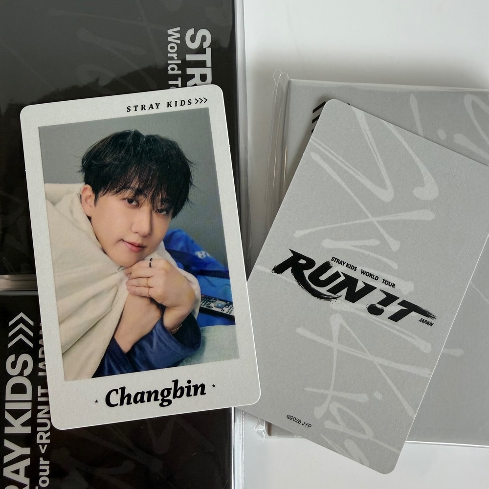 STRAY KIDS CHANGBIN Run It Japan World Tour Photo Card